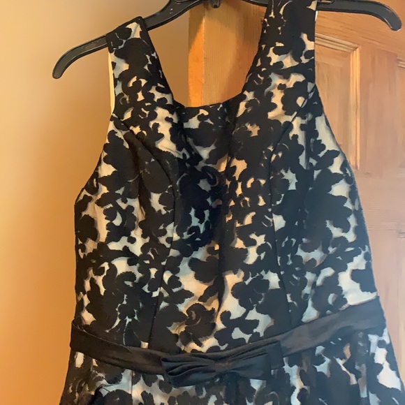 NWT Levory J black & cream cocktail dress size 10 - Picture 2 of 11